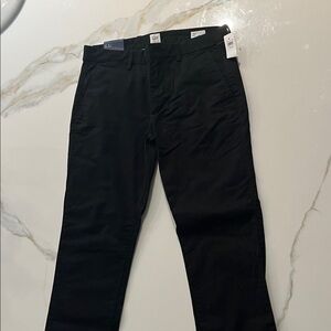 GAP men’s Black Slim Fit Pants 30 x 30
